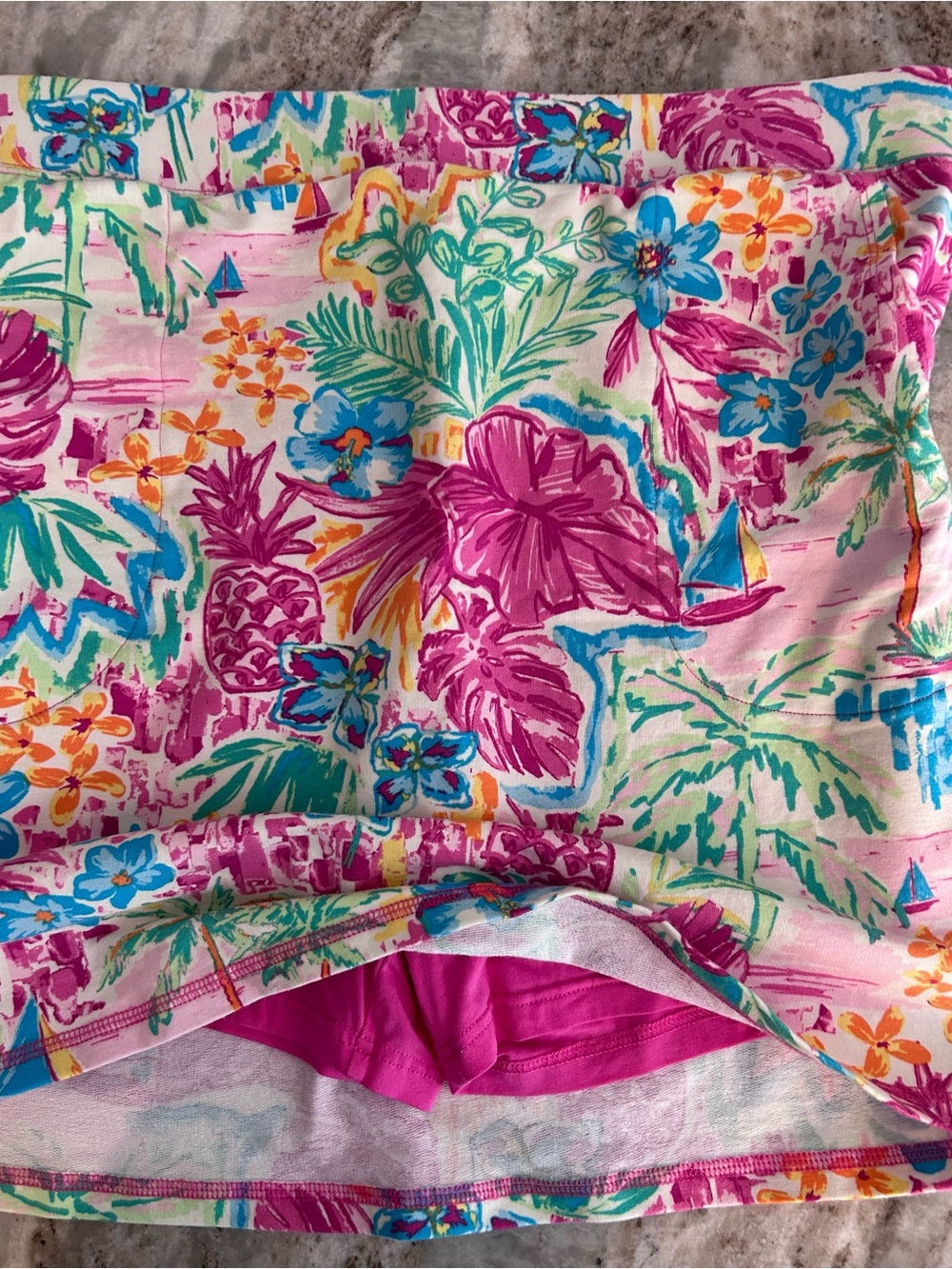 Skort Kim Gravel pockets , cotton - Picture 8 of 8